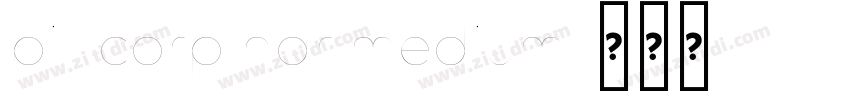 bill corp nar medium字体转换